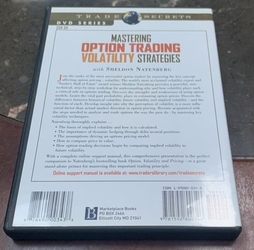 Mastering Options, Trading Volatility Strategies - Sheldon Natenberg DVD - SELTEN! - Bild 2 von 2