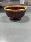 Hull Brown Drip Oval Planter #720 Measures 7 3/4" x 5 1/2"