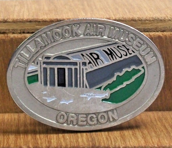 Vintage Tillamook Air Museum Oregon Pin WWII Naval Air Station OR Souvenir Metal