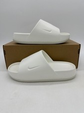 Nike Calm Slide Women's Size 8 White Slide Sandals DX4816 100