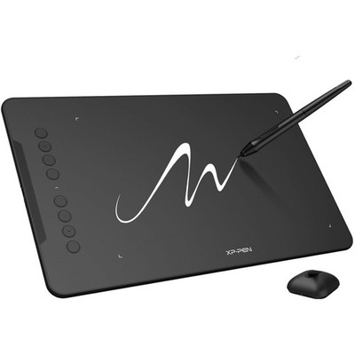 10x6 Inch Deco 01 V3 Graphic Tablet - 16384 Pressure Levels & 8 Hotkeys