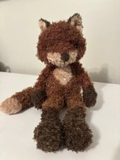 Bunnies By the Bay Foxy the Fox 14" Brown Shaggy Plush Stuffed Animal Stuffie