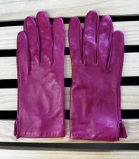 Wilsons Vintage Pink Leather Gloves Size Medium