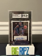Ray Allen 2021-22 Optic #RS-RAL Retro Series Signatures /99 | SGC 9.5 | Auto 10