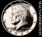 1964 Silver Kennedy Half Dollar - Choice Gem Proof  Lustrous  #L5284