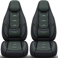 SchonbezüGe SitzbezÜGe FüR Smart Fortwo Forfour 453 Bj Ab 2014 In Schwarz/Olivgr