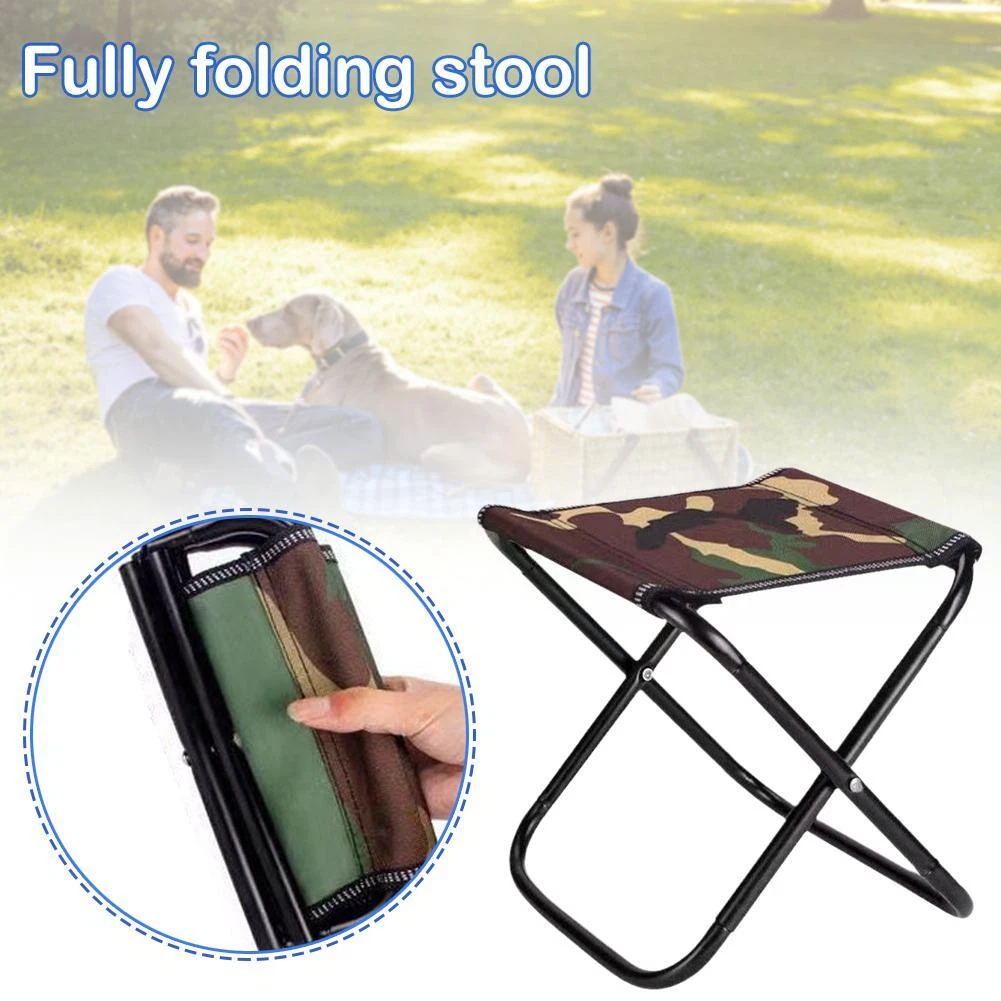 Mini Portable Outdoor Folding Stool Camping Fishing Picnic Chair