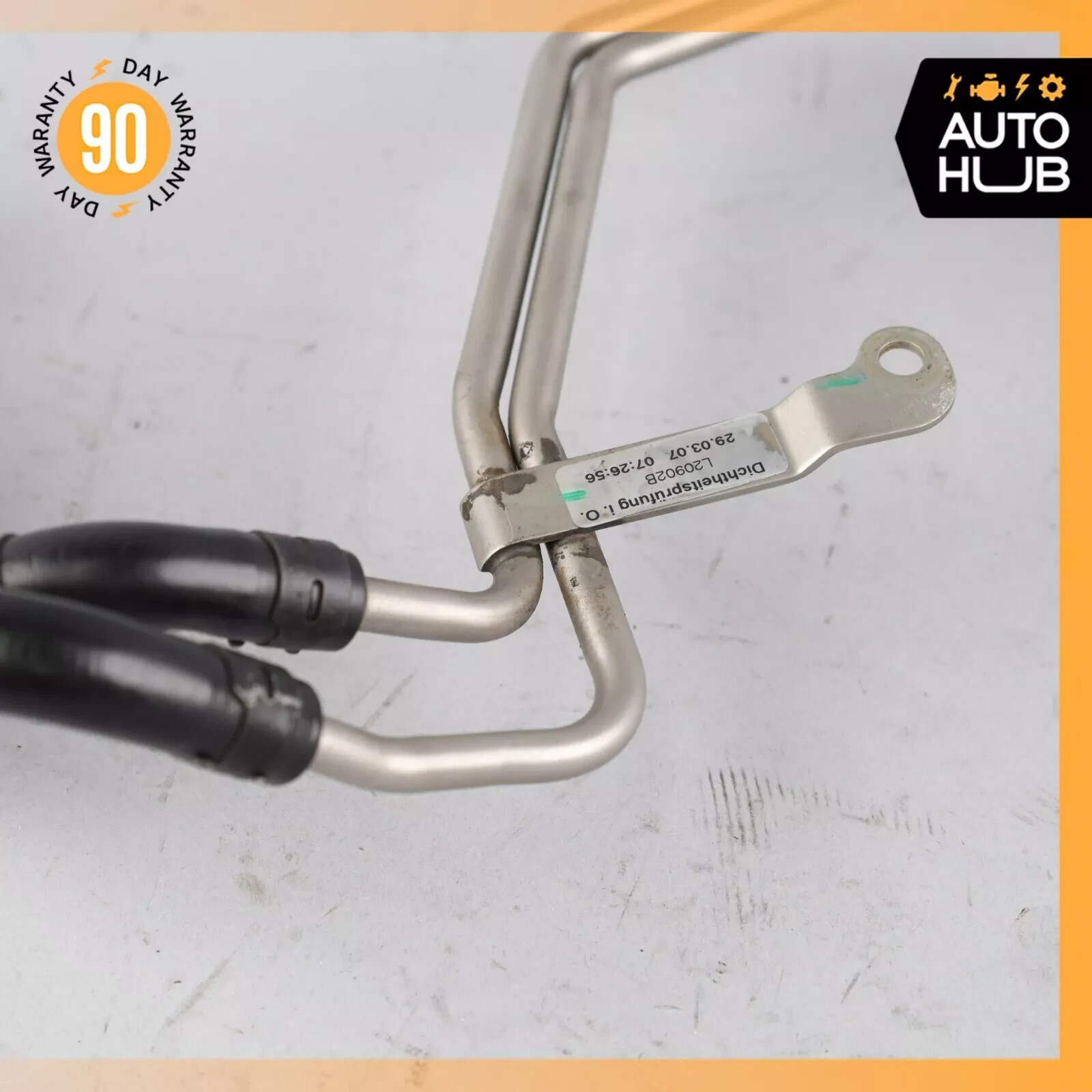 04-07 Bentley Continental GTC Flying Spur 6.0L W12 Fuel Line Pipe Hose OEM 60k