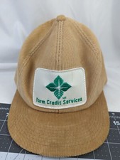 Farm Credit Services Snapback Hat Cap Corduroy K Products