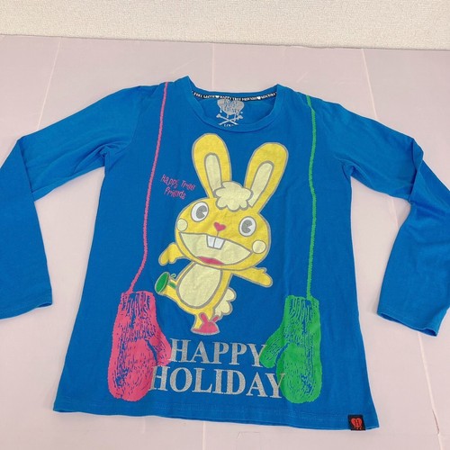 Happy Tree Friends HTF Cuddles T-shirt Tops Lomg Sleeve Blue Size M - 第 20/24 張圖片