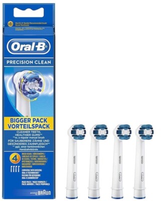 Oral-B Precision Clean Elektrische Zahnbürstenköpfe 4er Pack