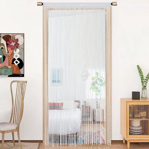 Eleganter Drahtvorhang für Türen Fenster Trennwand Schlafzimmer Räume Wohnraum - Bild 45 von 49