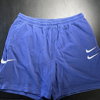 nike sportswear swoosh men's french terry shorts