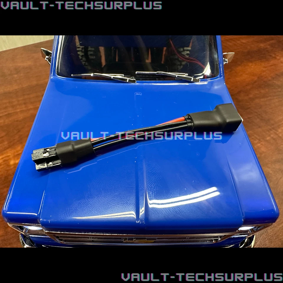 电池适配器适用于 Traxxas TRX-4M 至 2S Lipo JST XH 3P K10 Bronco Defender — 第 2/4 张图片