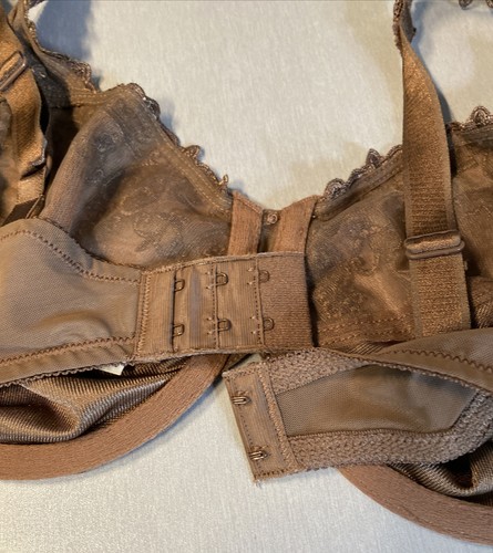 36C Lace Desire 3573 Embroidered Bali Brown Underwire Bra - Picture 6 of 7