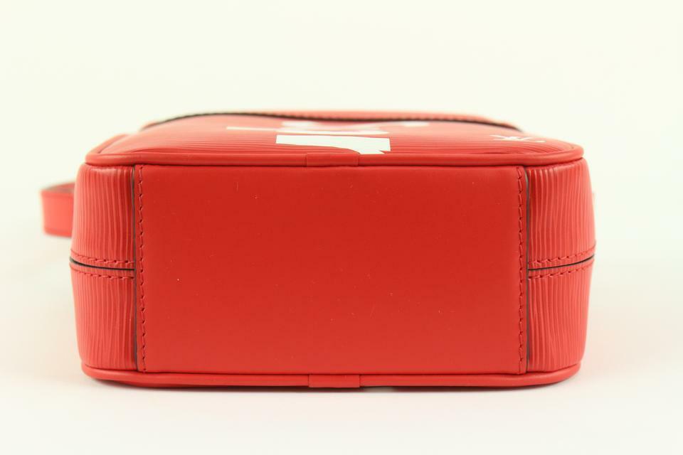 Louis Vuitton Supreme Red Epi Danube PM Crossbody Bag Silver Tone Hardware  Available For Immediate Sale At Sotheby's