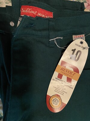 Woman s Jeans by Revolt Sz 10 NWTags Green Comfort Style