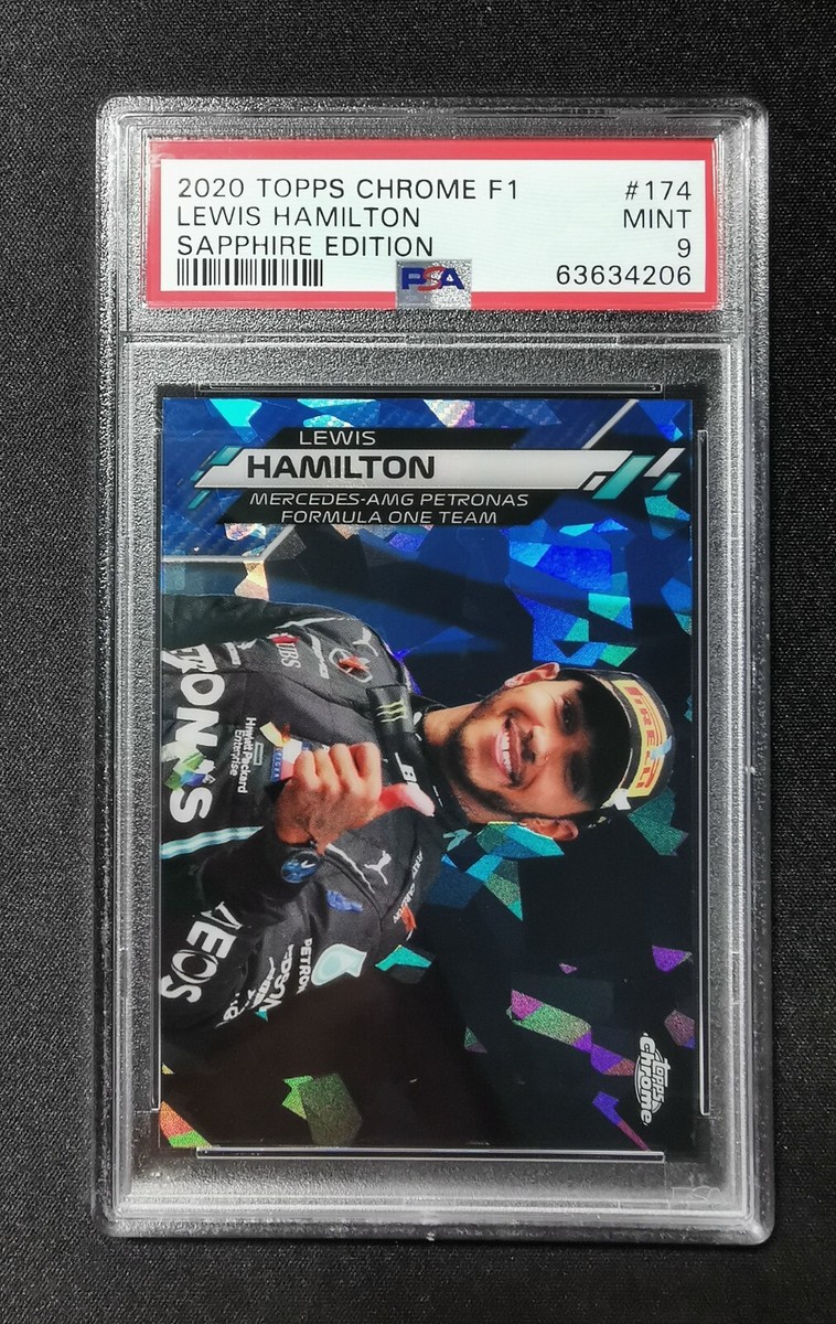 その他 2020 topps f1 sapphire Lewis Hamilton 2020 Topps Chrome Sapphire Formula 1 F1 Lewis Hamilton PSA 9