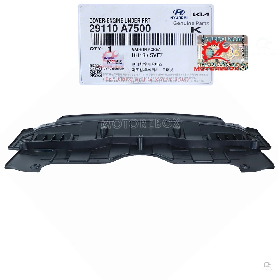 ✅ 正品 ✅ 发动机防溅罩前适用于 2017 - 2018 起亚 Forte5 29110A7500 — 第 3/4 张图片