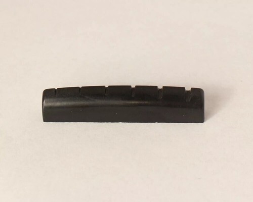 Guitar Nut Urea Resin 44mm x 6mm Black , 5 Pcs For LP - Picture 2 of 4