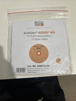 Schluter Kerdi MV wasserdichte Rohrmanschetten 22-40 mm (10er Pack)