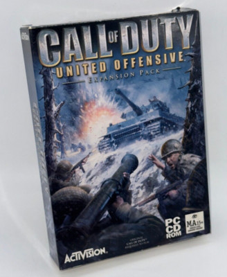 CALL OF DUTY: United Offensive Expansion Pack - PC CD, 2004 - BOXED - AUS CODED