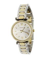 Fossil F1335 Womens Gold/Silver Stainless Steel Bracelet Watch 28 mm