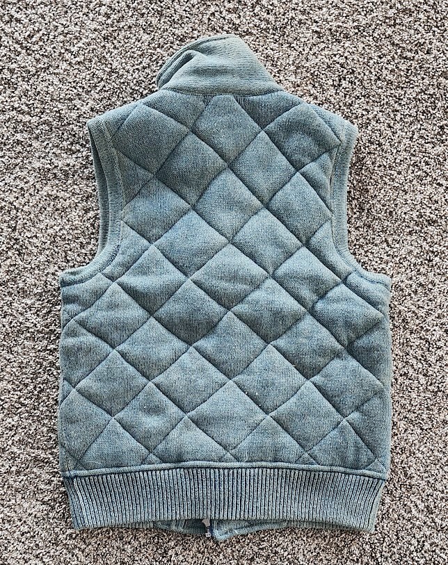 トップス RRL INDIGO DYED SNAPFRONT VEST Vintage RRL Indigo Dyed Quilted Vest sz XS RARE | eBay
