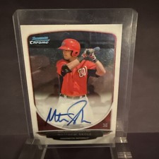 2013 Bowman Chrome Prospects Matthew Skole Rookie Autograph BCP-MS RC Auto