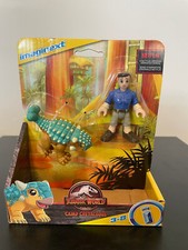 Imaginext Jurassic World Camp Cretaceous Ankylosaurus Bumpy  Ben Figure Set NIB