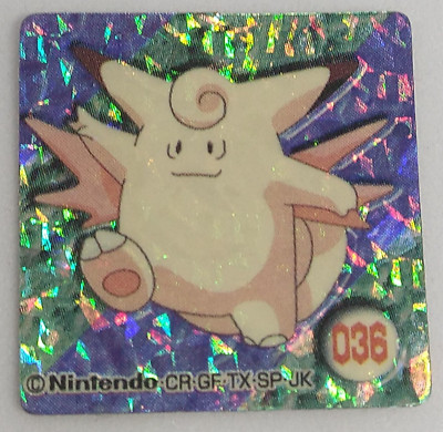 Clefable Pocket Monster GB Mini Card No.36 Holo Nintendo Pokemon