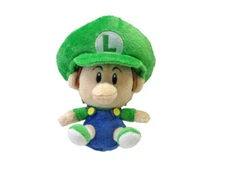 Little Buddy Super Mario Bros Toys Animals Baby Luigi Plush Doll 6" toy