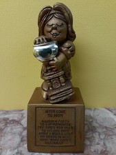 Golden Potty Award Vintage 1971 Paula Novelty Bathroom Humor Gag Gift "To Mom"