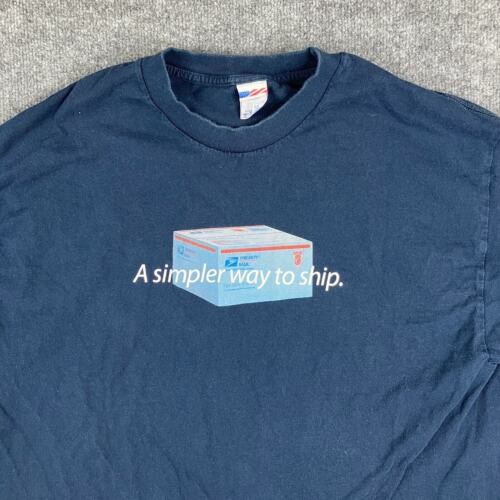 USPS Vintage Murina T-Shirt Mens TG Navy Size XLarge Graphic Casual Short Sleeve