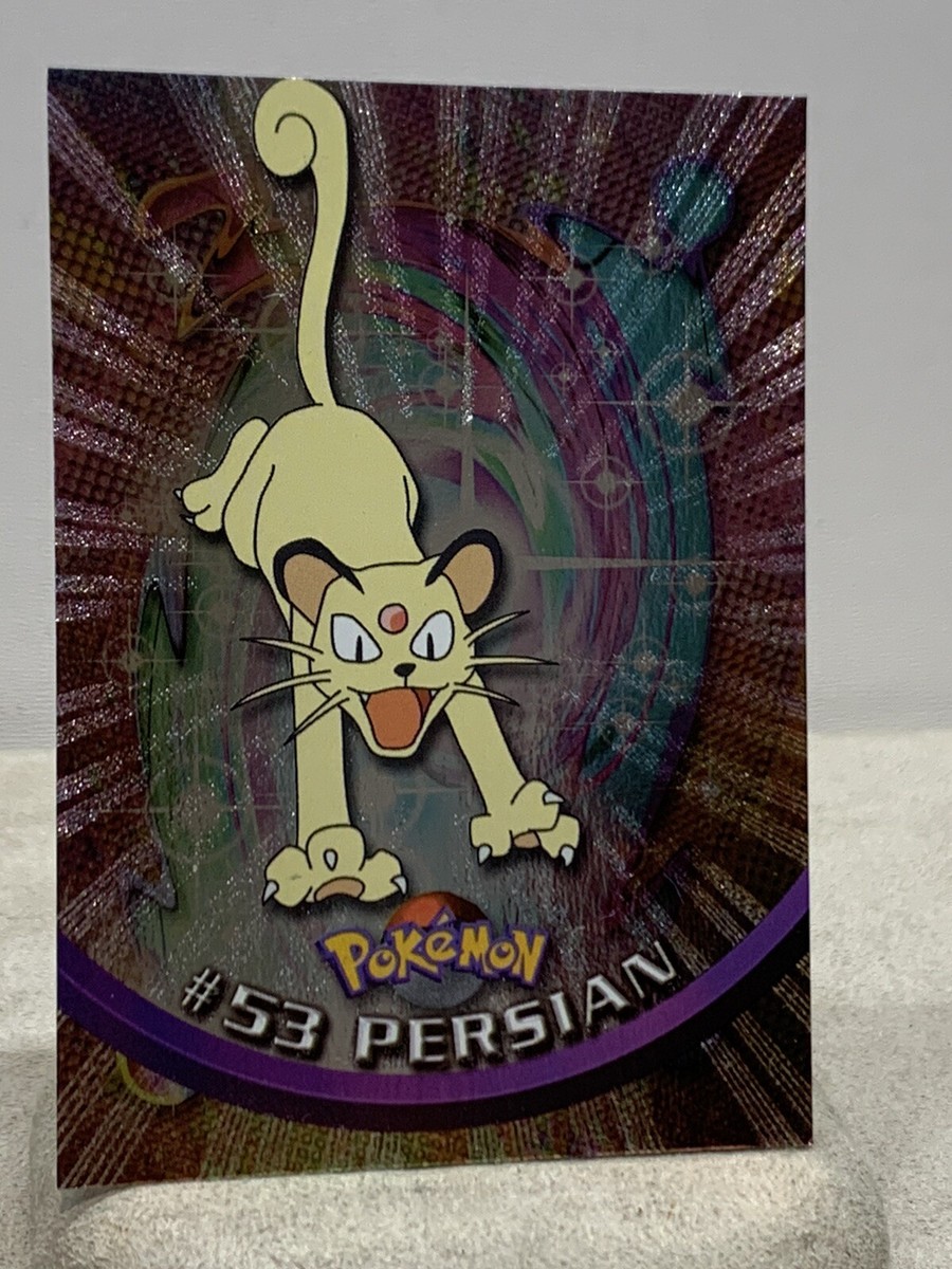 #53 persian pokemon card Persian #53 topps Common LP Pokemon TCG
