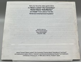 Hoops (Nintendo NES, 1989) Instruction Manual Only