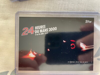 2023 TOPPS 24 HOURS OF LE MANS POSTER ART CARD 2000 AUDI R8 Only 166 Made