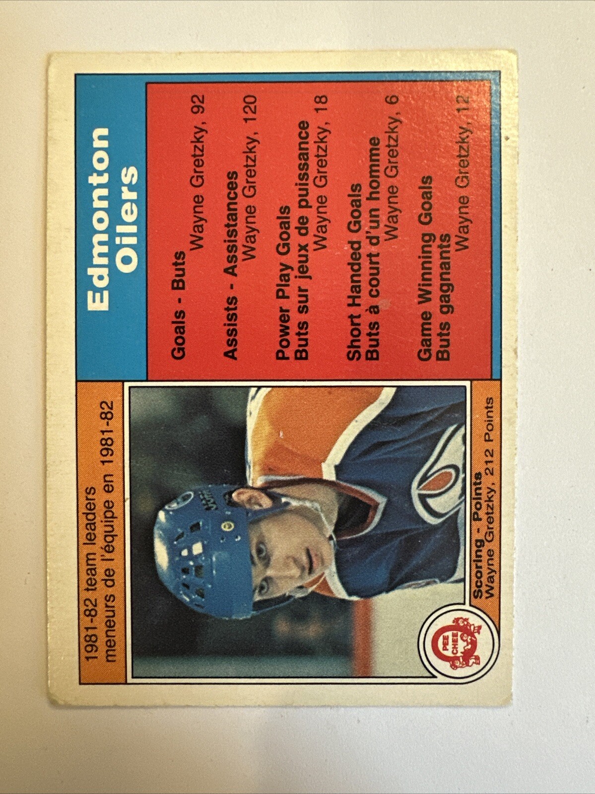 1982-83 O-Pee-Chee Wayne Gretzky #99