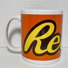 Reese’s Mug Galerie Orange Logo Candy Ad Coffee Cup Chocolate Collectible