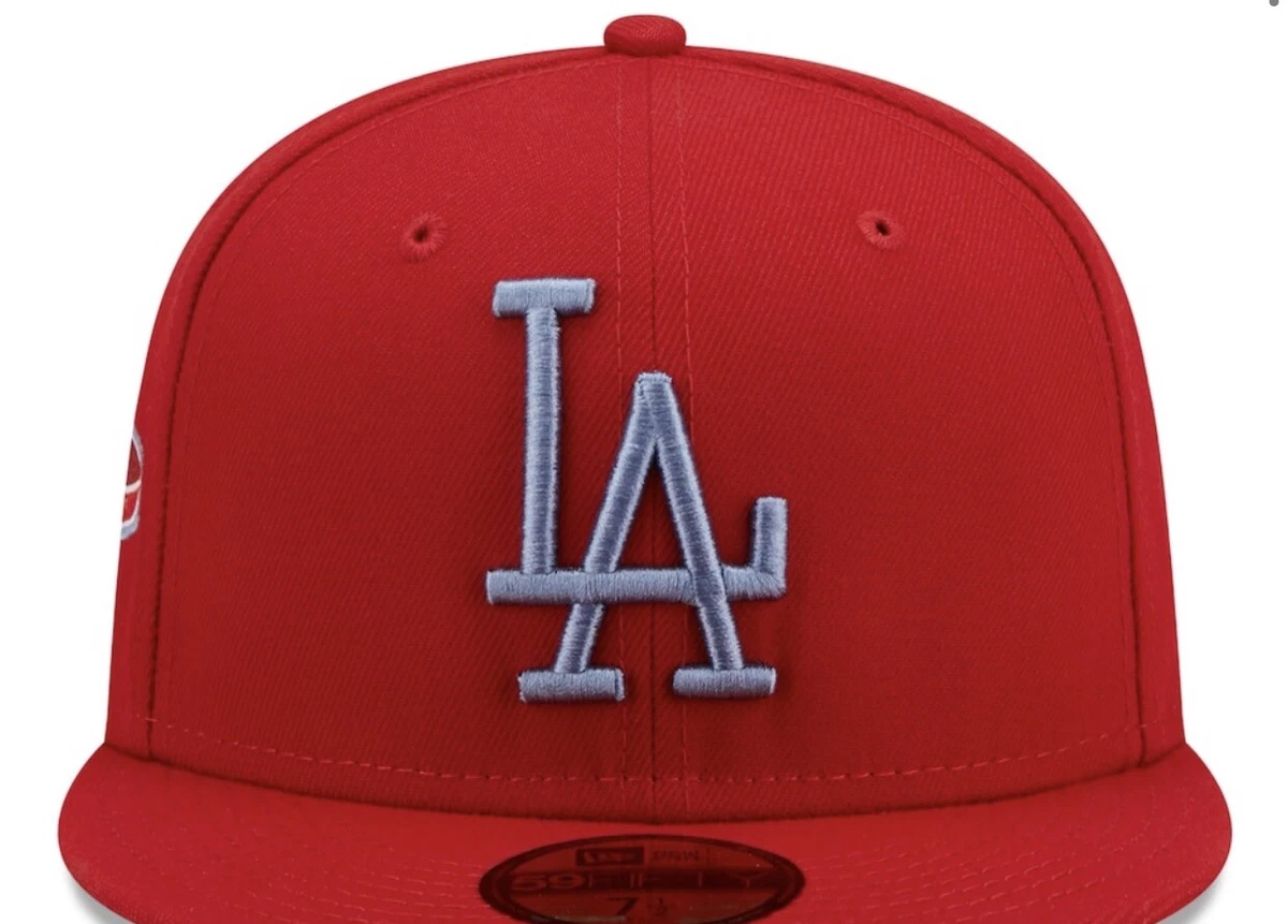 New Era Los Angeles Dodgers 1959 ASG Patch Fitted Hat Red Size 7