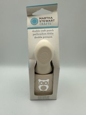 Martha Stewart Double Craft Embossed Owl Paper Punch Scrapbooking - NEW