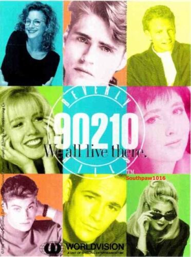 Classic "Beverly Hills 90210" "We All Live There"  Industry Promo Reprint Ad - Picture 1 of 1