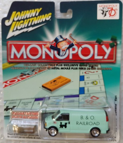 1999 GMC SAVANA VAN MONOPOLY Edition with game piece by Johnny Lightning - Picture 1 of 1