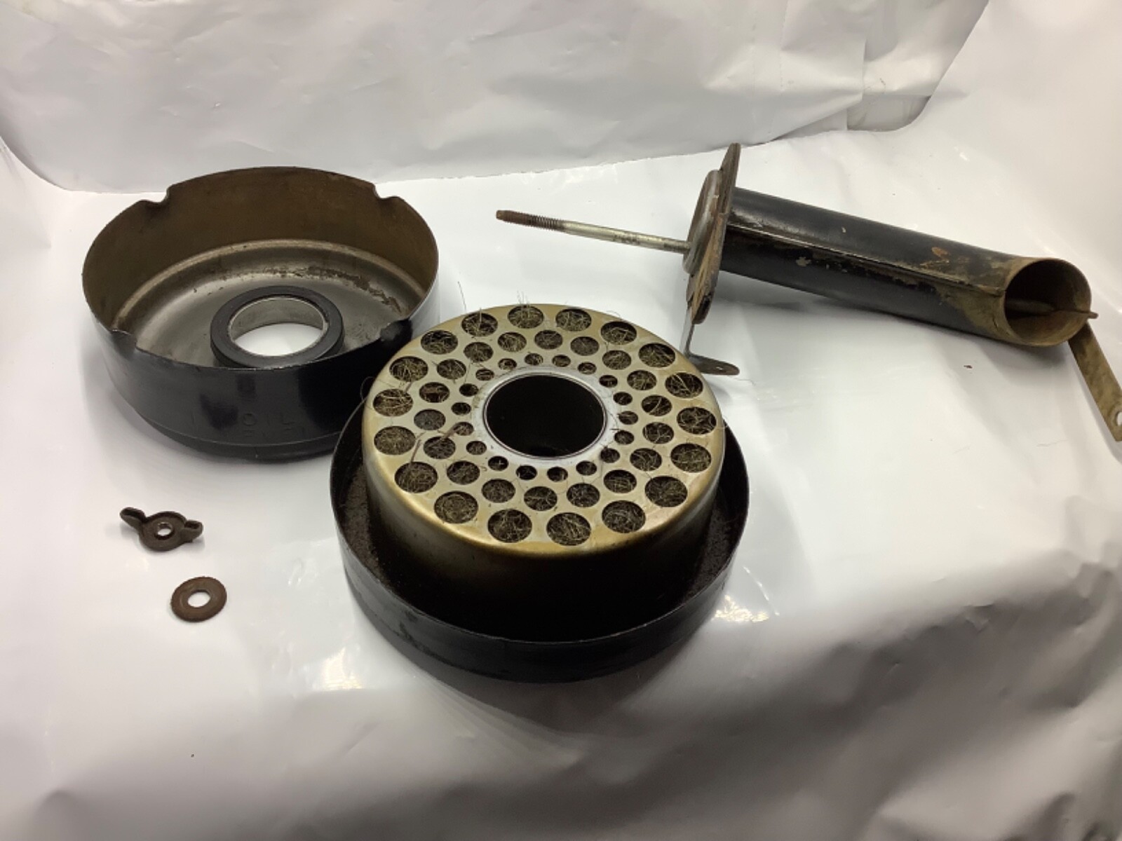 Vintage Oil Bath Air Cleaner Small Engine Tractor Equipment Unknown eBay