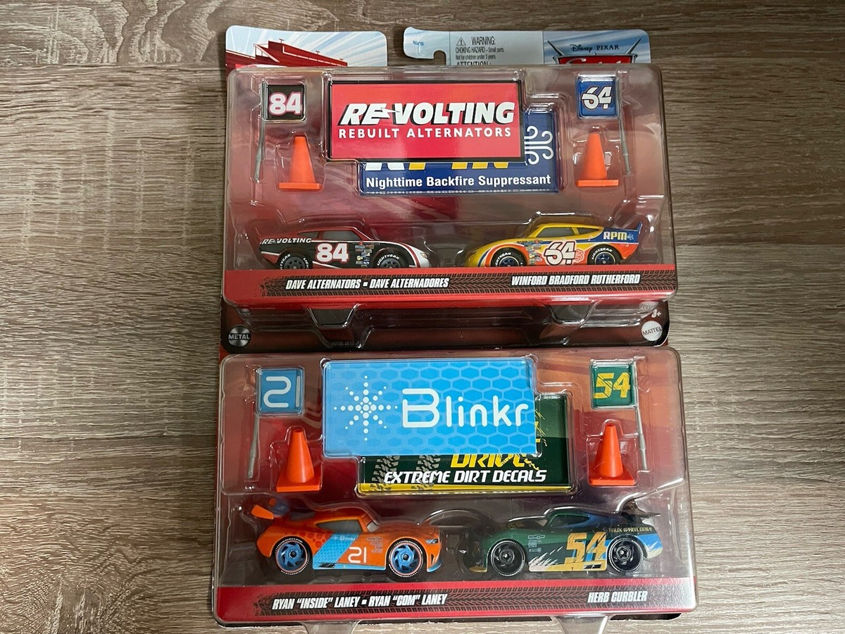 DISNEY PIXAR CARS 2024 Re-Volting & RPM/Blinkr & Faux Wheel Drive