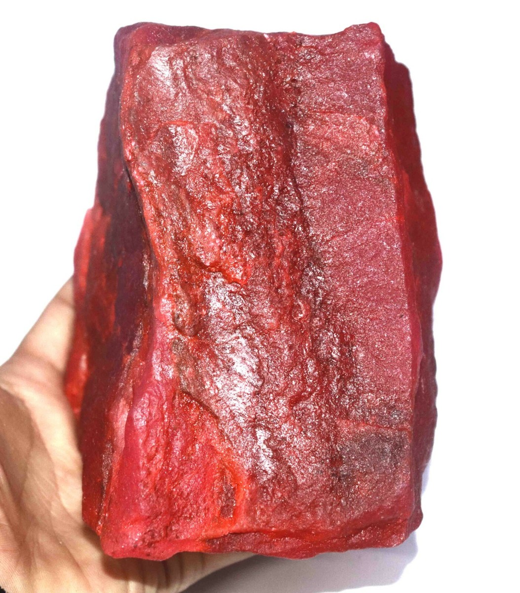DYED 8900Ct Natural African Red Ruby Huge Gemstone Rough 40