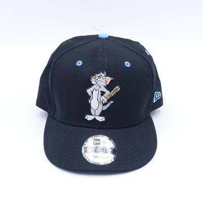 New Era Men's Tom and Jerry 9Fifty Snapback Cap Hat 70589505 Black