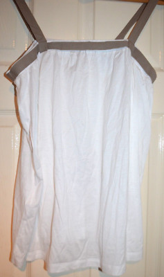Hanro ~Switzerland Elegant White Spaghetti Vest Cami Top Size: S (UK 10/12)