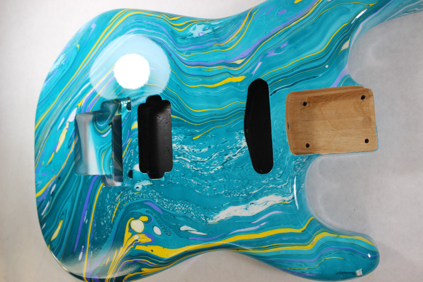 Alder HxS guitar body fits Fender Strat Stratocaster neck Floyd Rose J1570 eBay