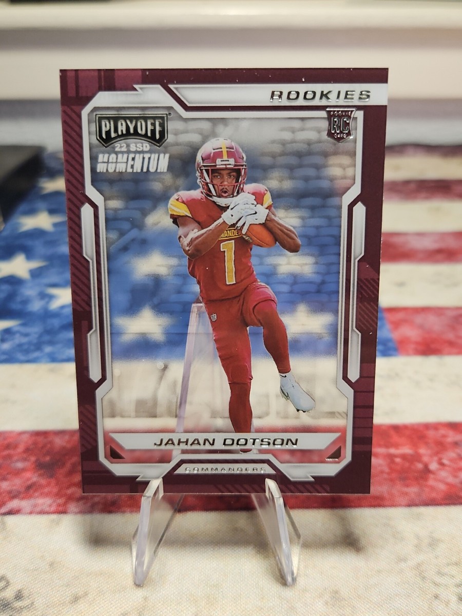 2022 Panini Chronicles Playoff Momentum #PMR-10 Jahan Dotson 2022 Panini Chronicles Playoff Momentum #PMR-10 Jahan Dotson